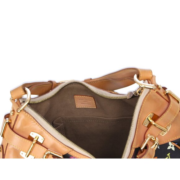 Louis Vuitton x Murakami Greta Monogram Multicolore Shoulder Bag M40196 Black - Picture 8 of 8